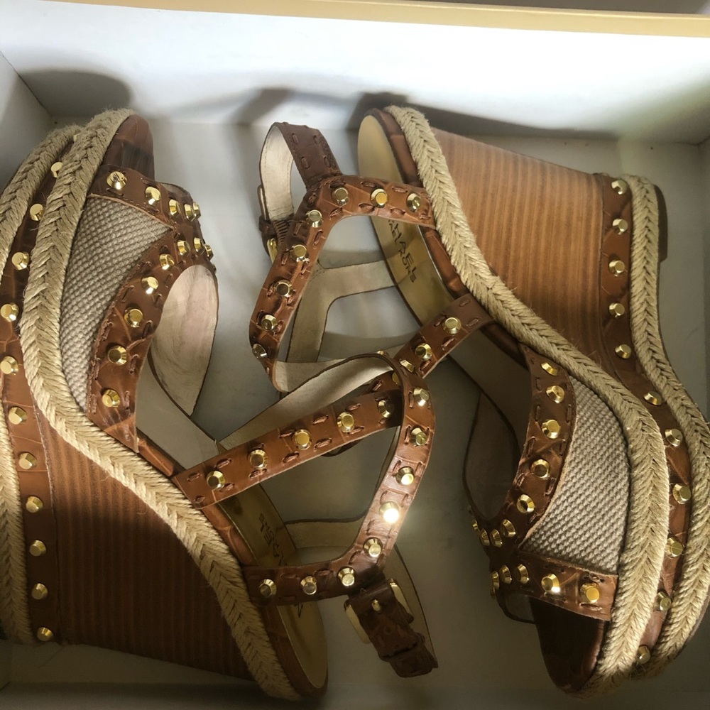 MICHAEL KORS Wedge Sandals 8.5